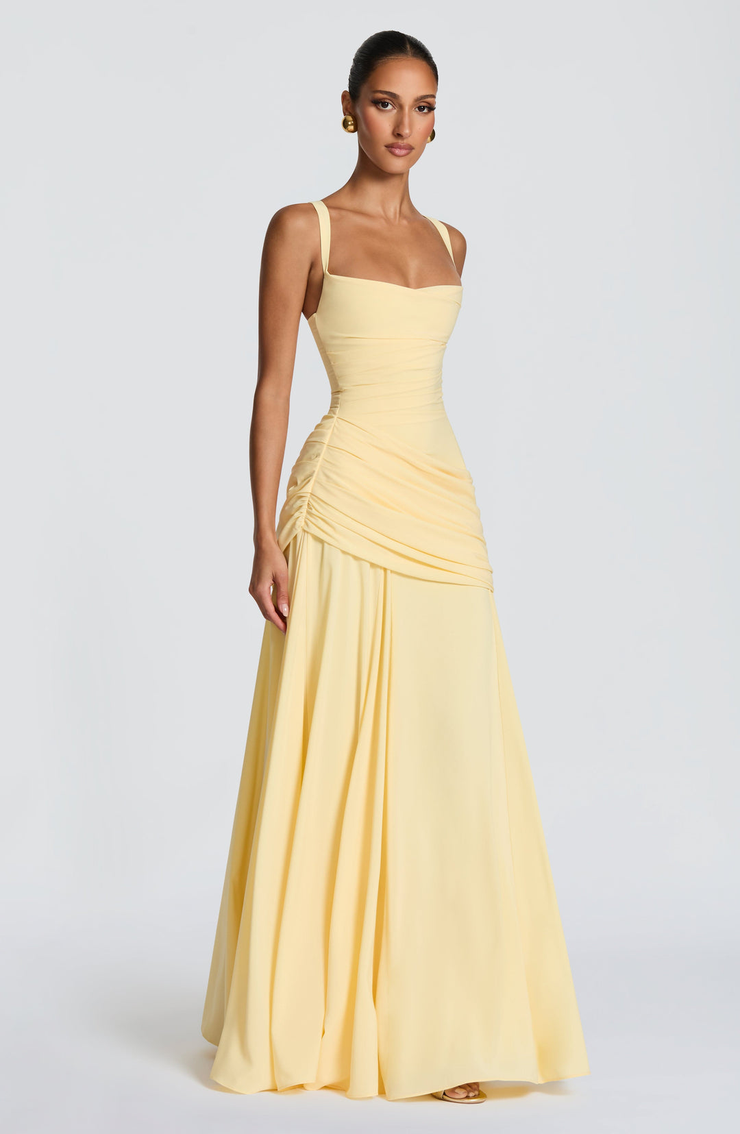 Willaella Maxi Dress in Lemon by Clandour, product photo 3