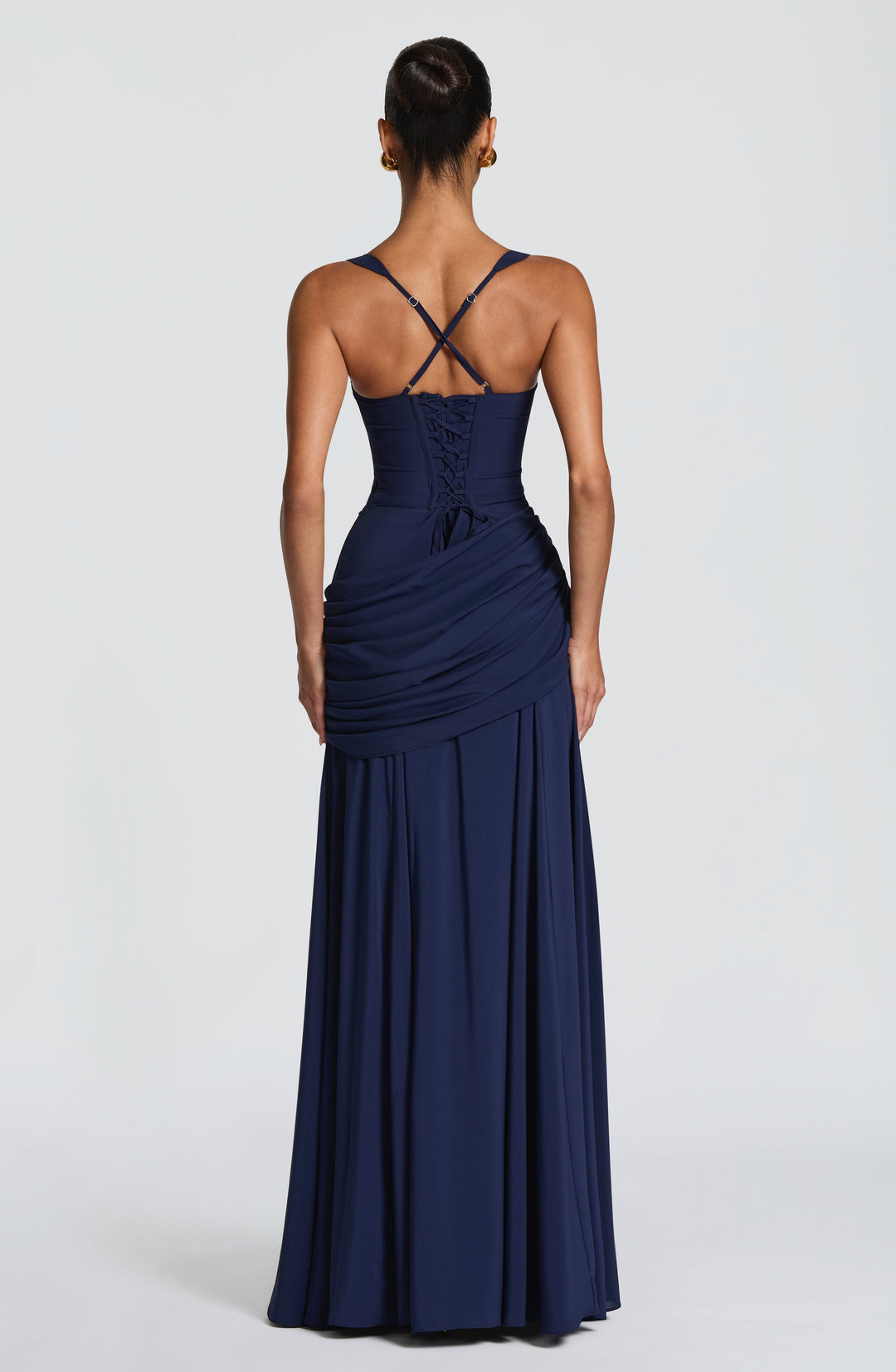 Willaella Maxi Dress in Navy by Clandour, product photo 2