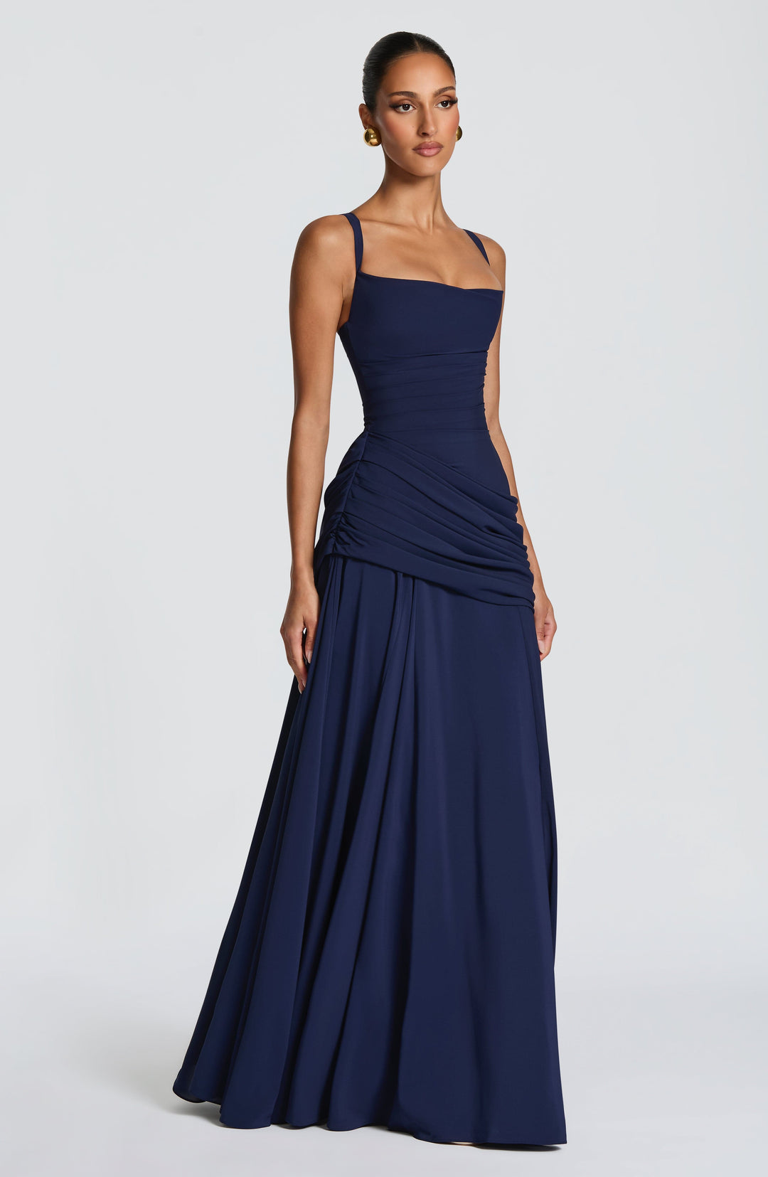 Willaella Maxi Dress in Navy by Clandour, product photo 3