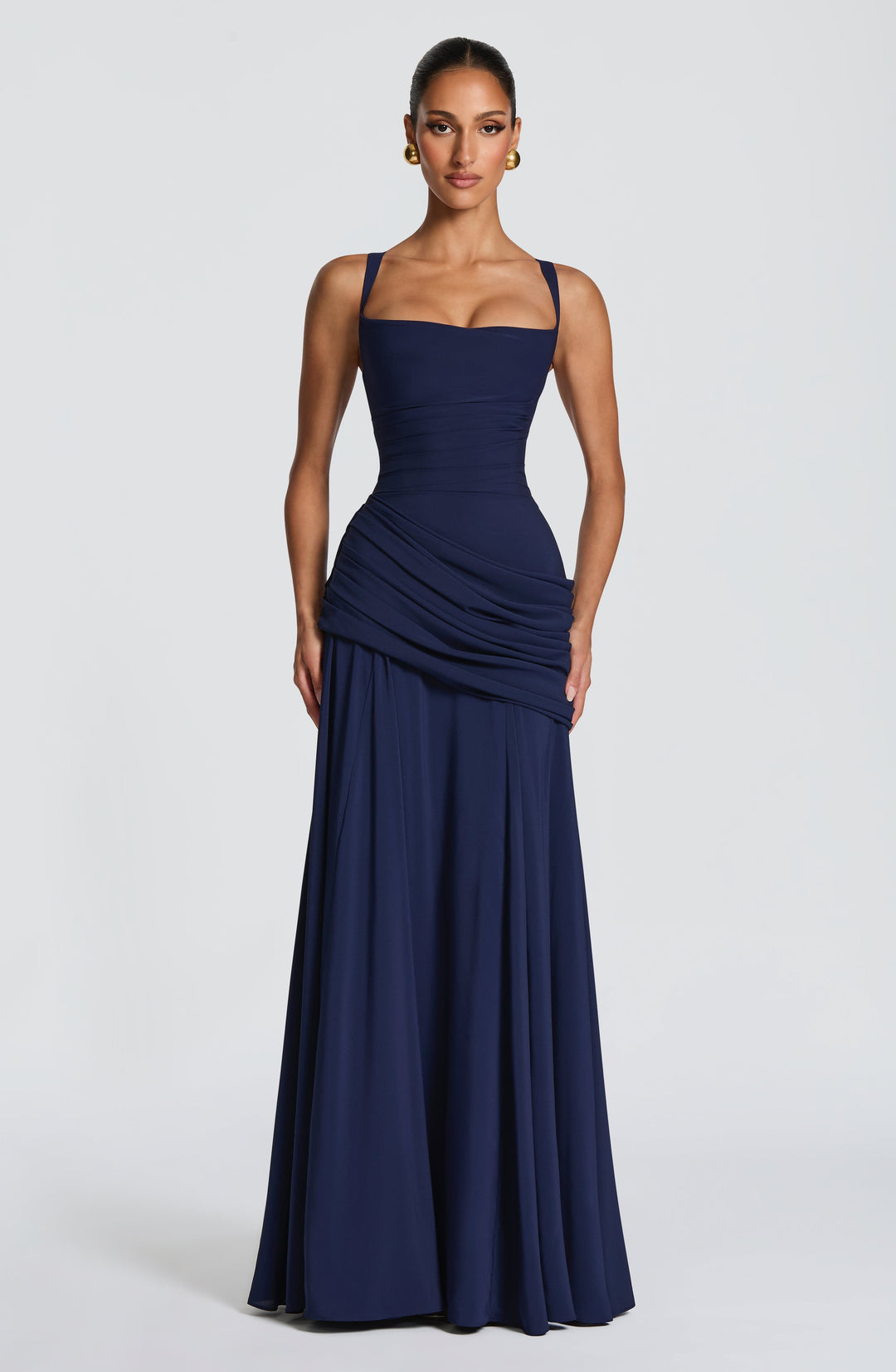 Willaella Maxi Dress in Navy by Clandour, product photo 6
