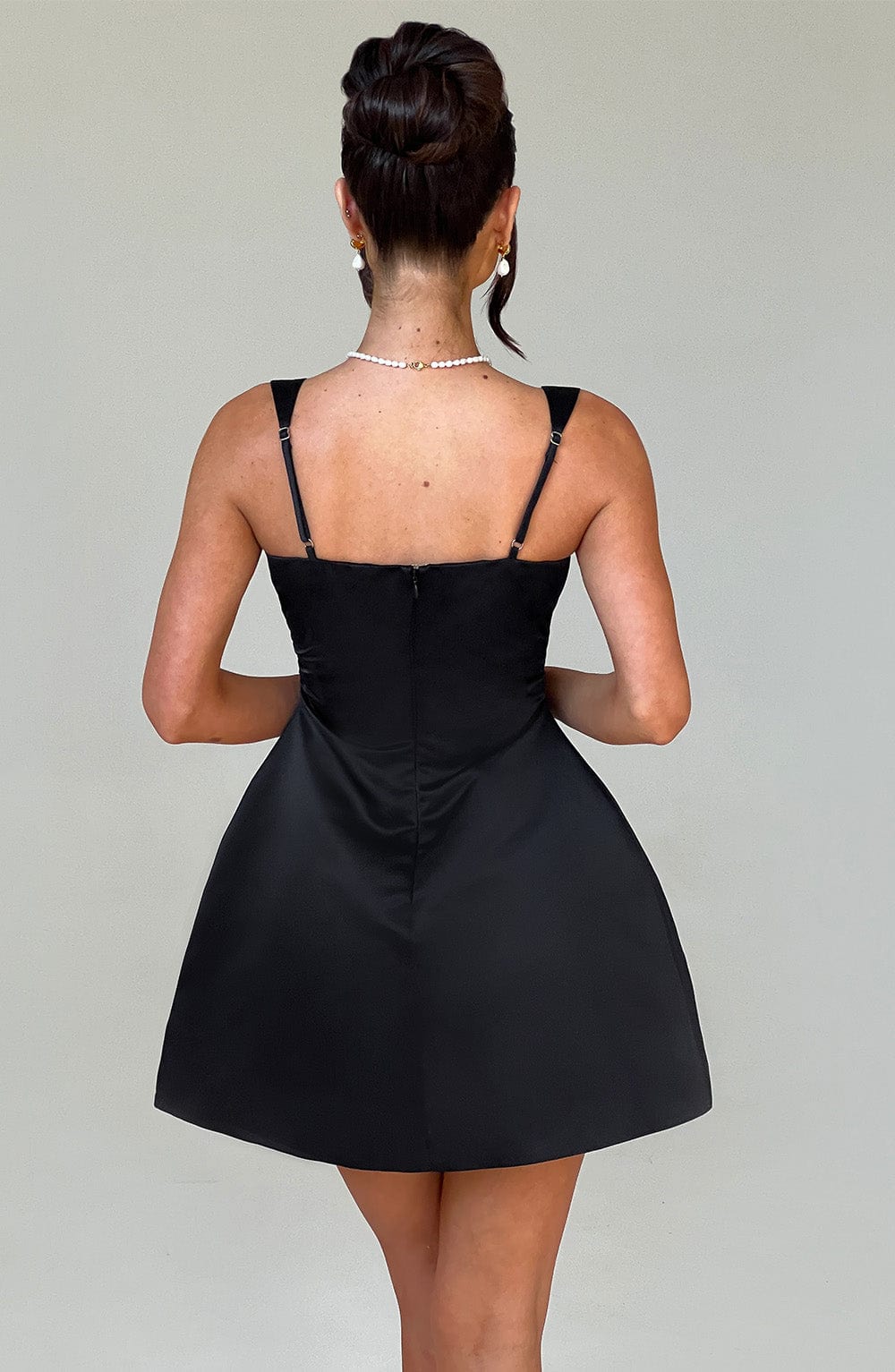 Willaelle Mini Dress in Black by Clandour, product photo 3