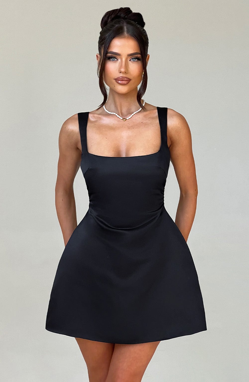 Willaelle Mini Dress in Black by Clandour, product photo 8