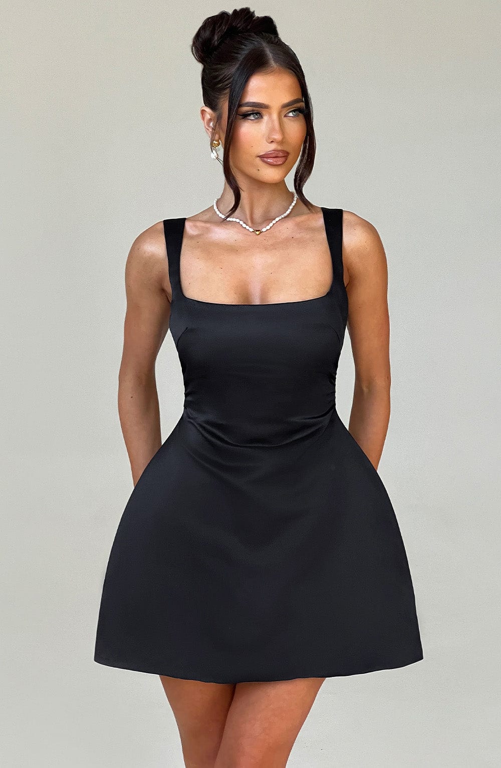 Willaelle Mini Dress in Black by Clandour, product photo 12