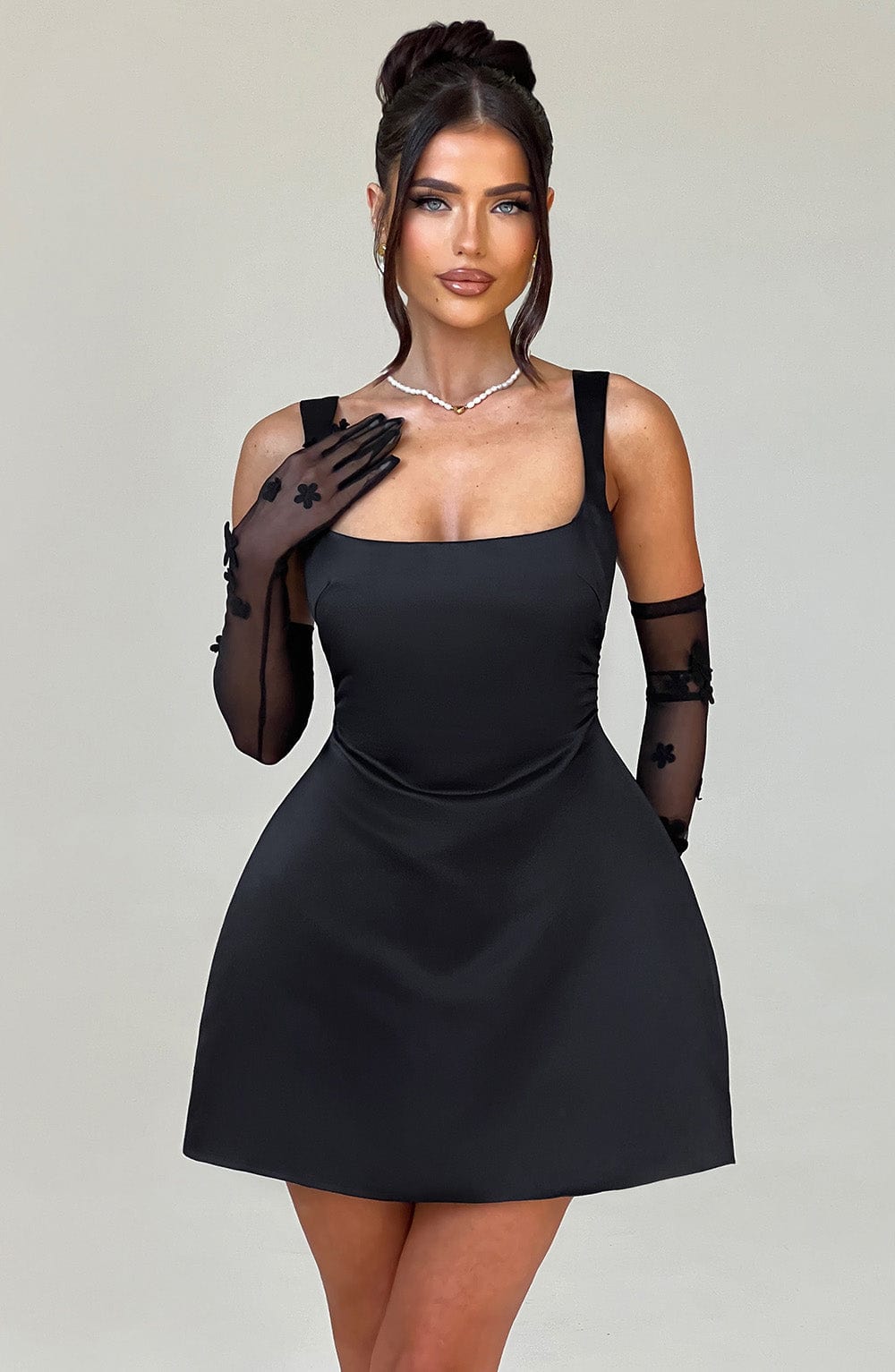 Willaelle Mini Dress in Black by Clandour, product photo 13