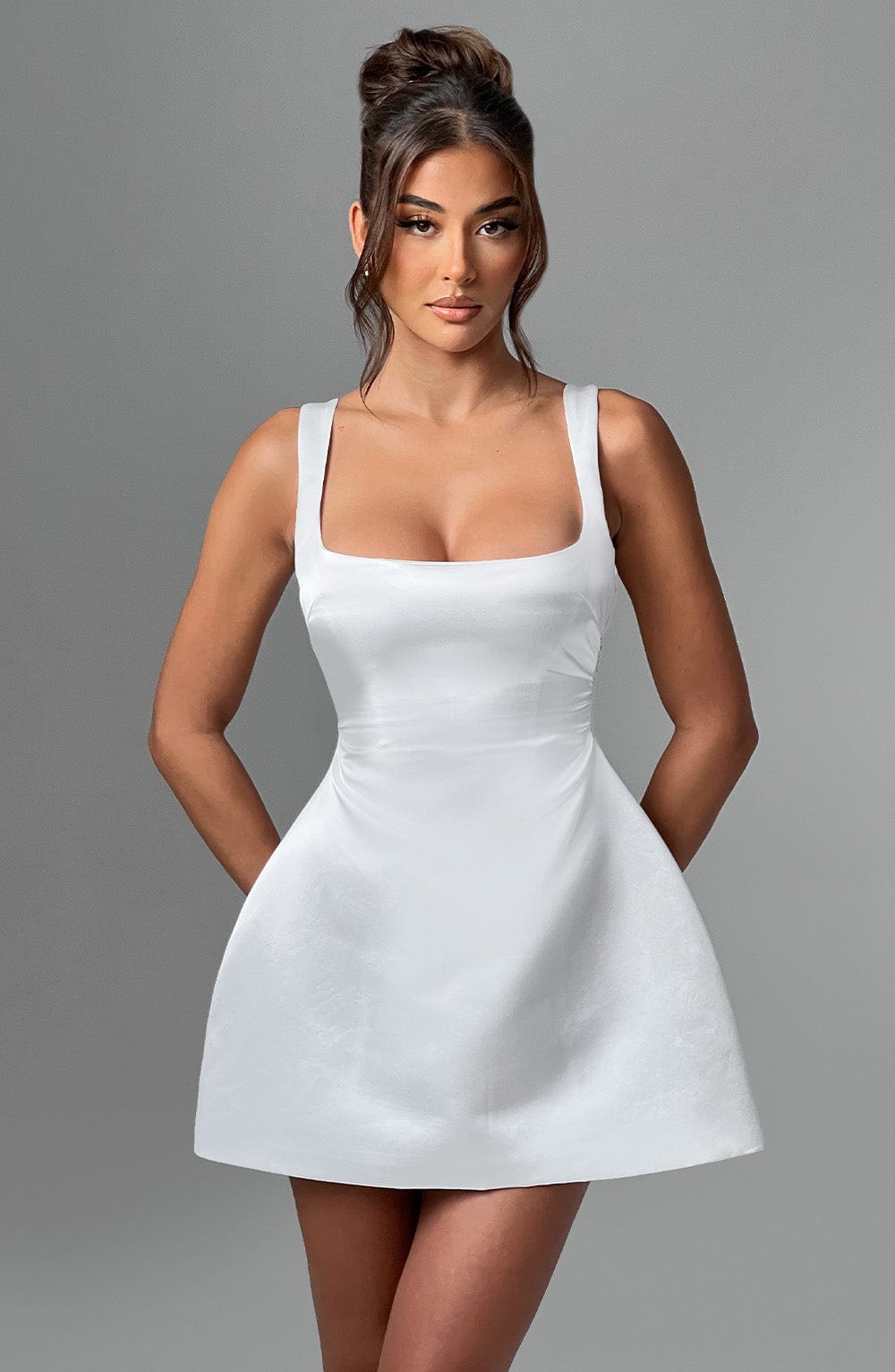 Willaelle Mini Dress in Ivory by Clandour, product photo 1