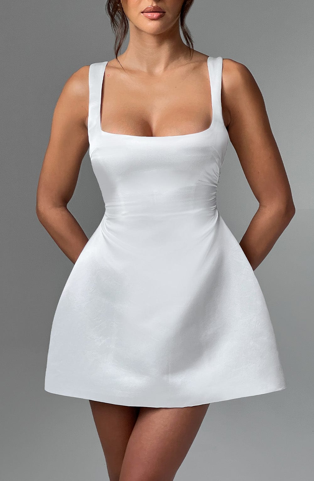 Willaelle Mini Dress in Ivory by Clandour, product photo 3