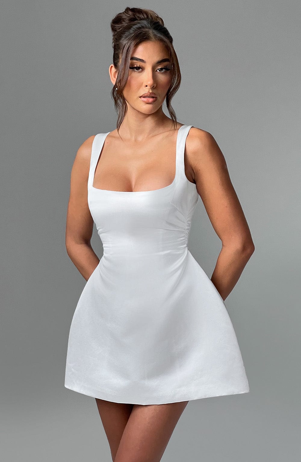 Willaelle Mini Dress in Ivory by Clandour, product photo 4