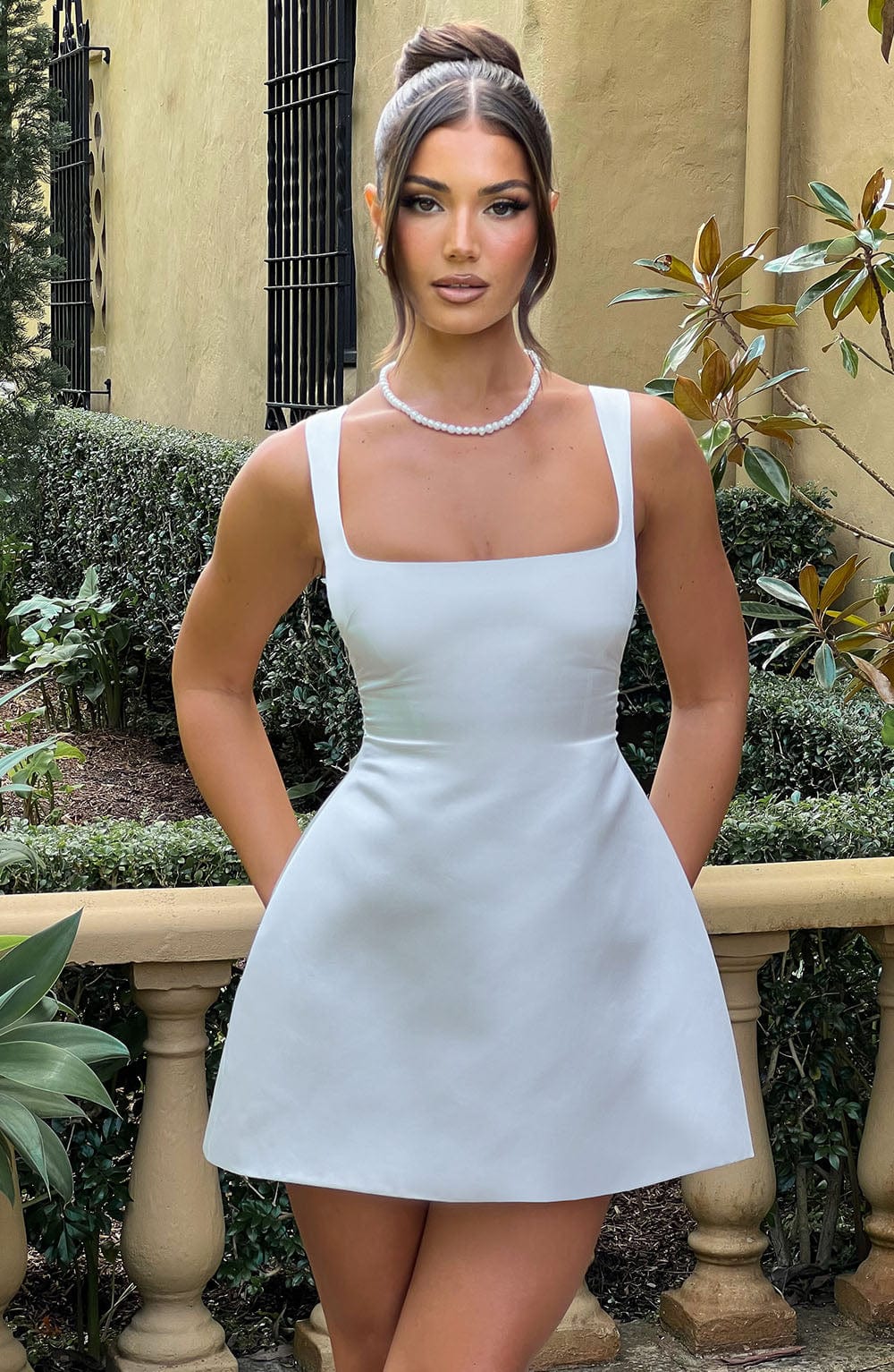 Willaelle Mini Dress in Ivory by Clandour, product photo 6
