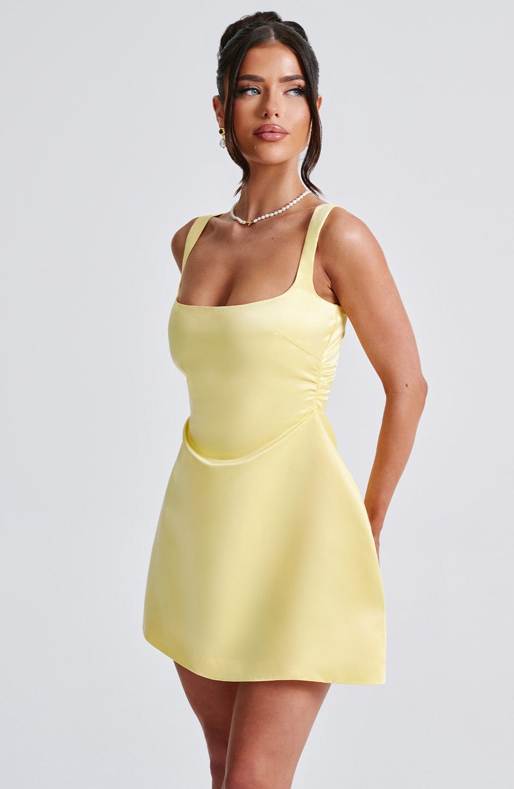 Willaelle Mini Dress in Lemon by Clandour, product photo 6