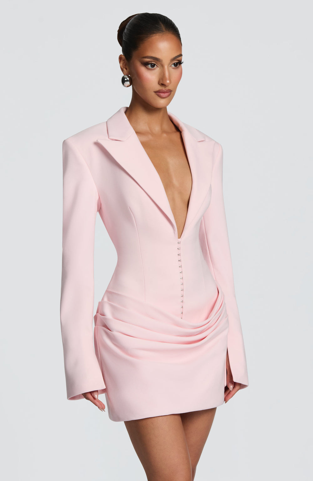 Willaessa Mini Dress in Blush by Clandour, product photo 2