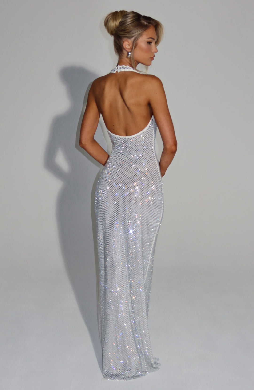 Willaette Maxi Dress in Ivory by Clandour, product photo 2