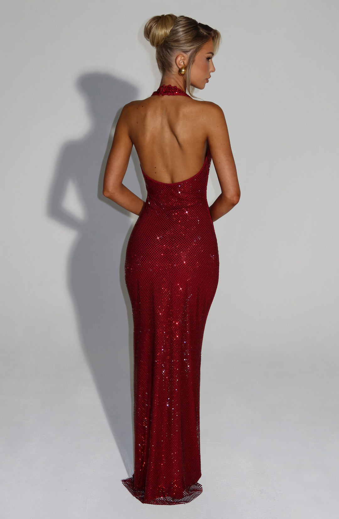 Willaette Maxi Dress in Wine by Clandour, product photo 3