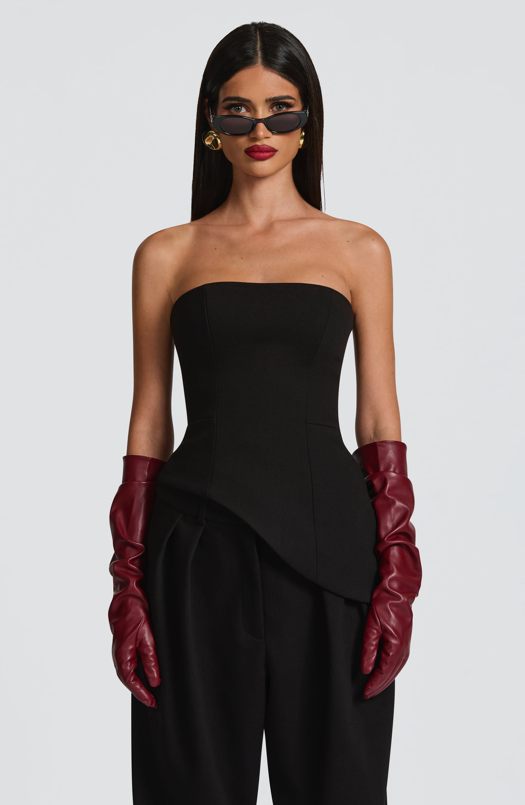 Willaine Top in Black by Clandour, product photo 1