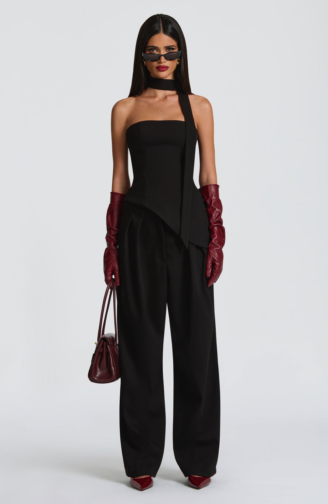 Willaine Top in Black by Clandour, product photo 2
