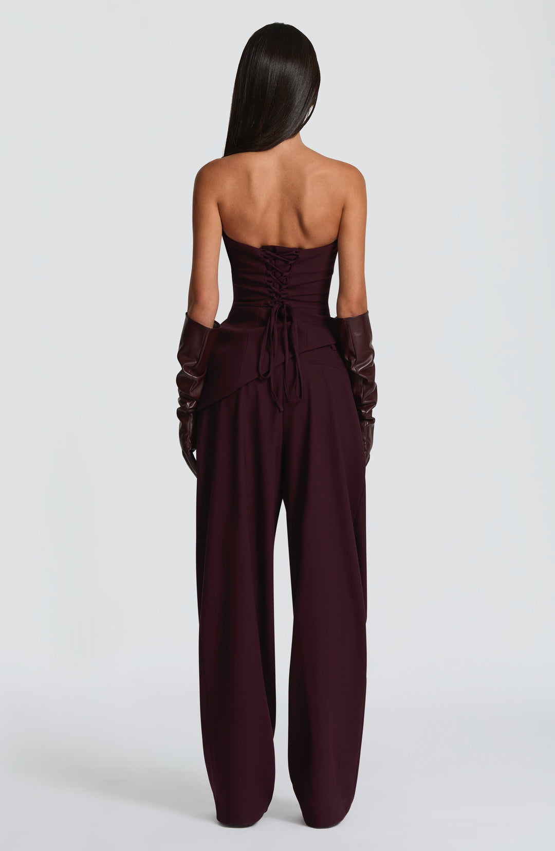 Willaine Top in Plum by Clandour, product photo 2