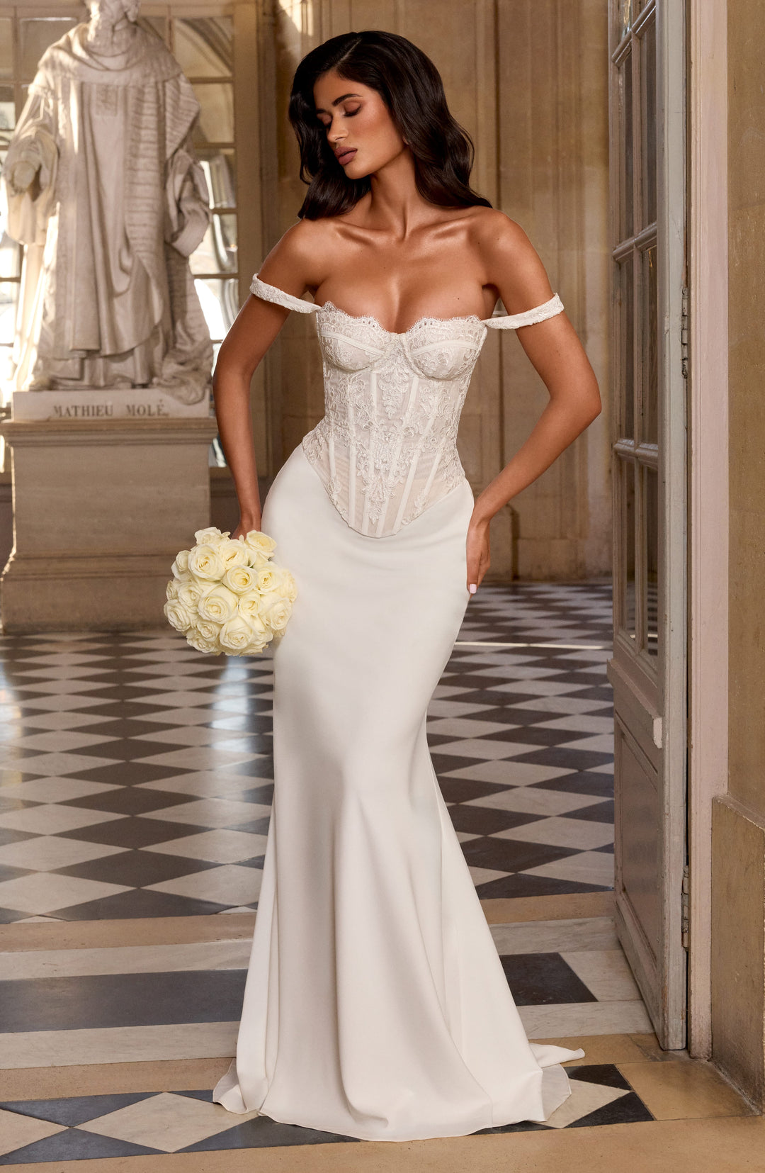 Willairis Corset in Ivory by Clandour, product photo 7