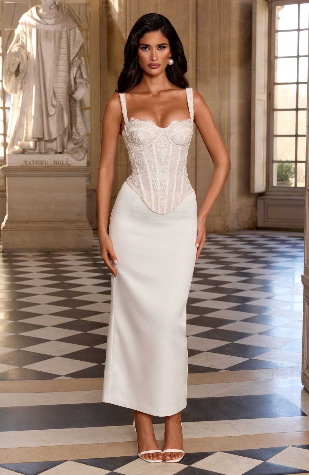 Willairis Corset in Ivory by Clandour, product photo 8