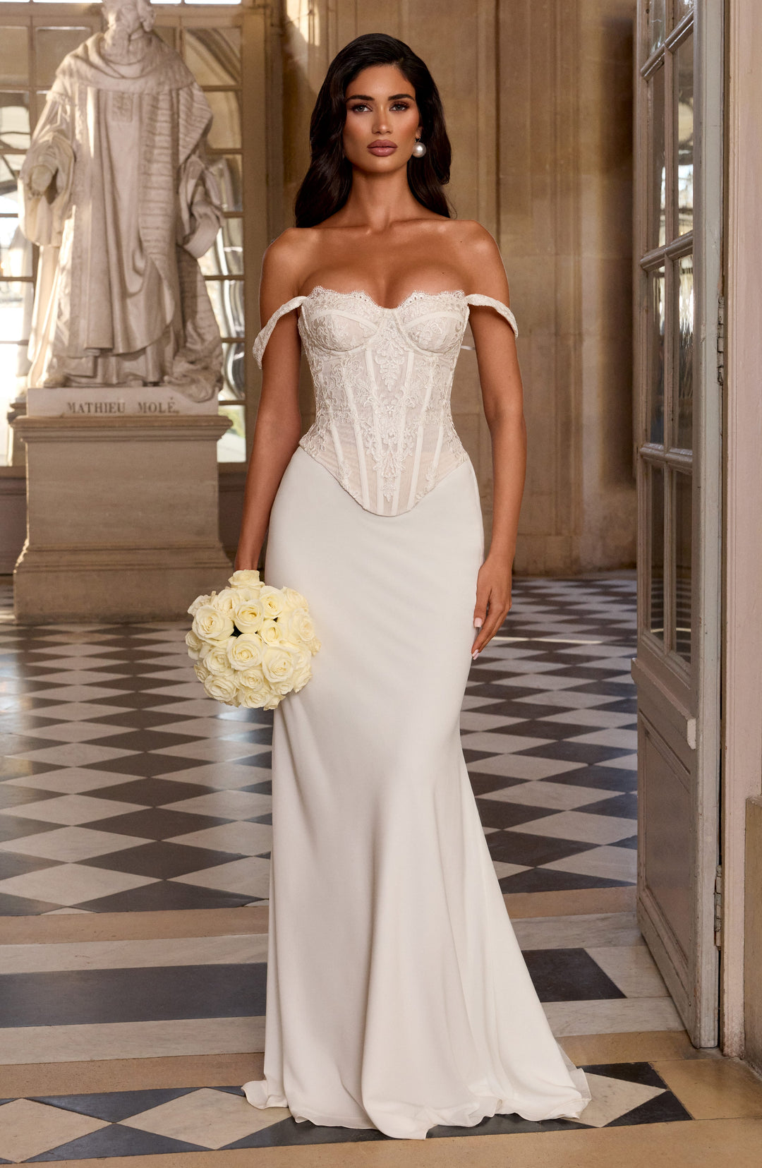 Willairis Corset in Ivory by Clandour, product photo 9