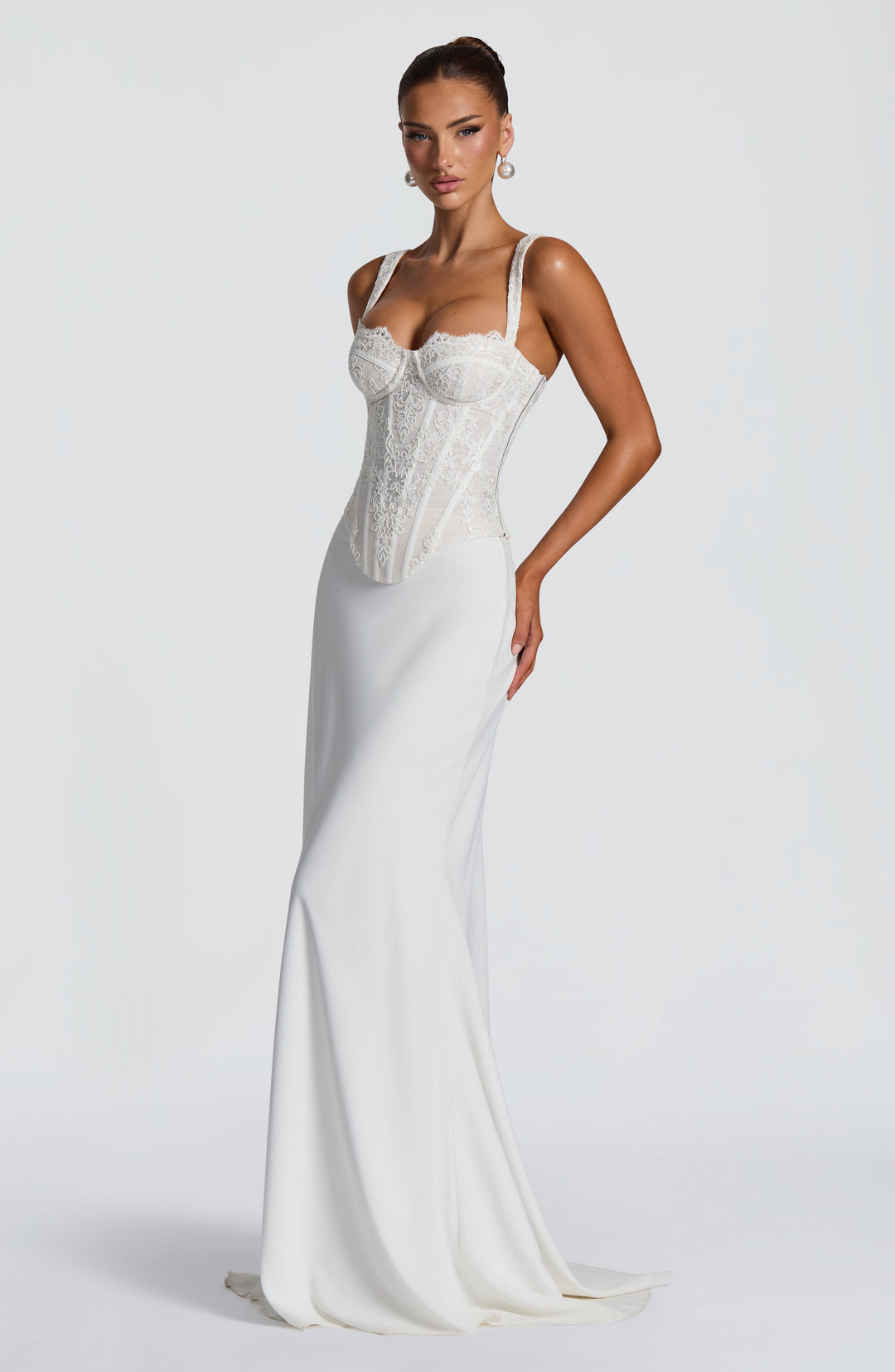 Willairis Corset in Ivory by Clandour, product photo 11
