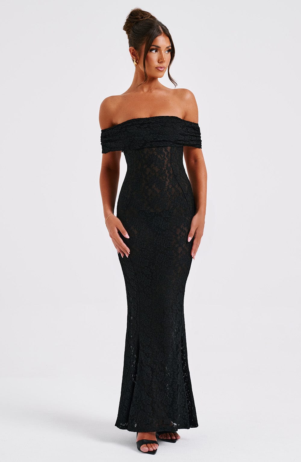 Willaise Maxi Dress in Black by Clandour, product photo 3