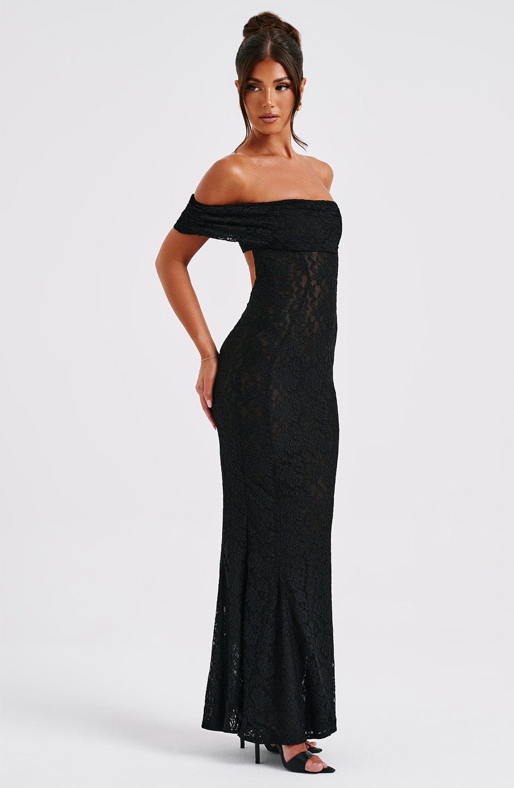 Willaise Maxi Dress in Black by Clandour, product photo 5