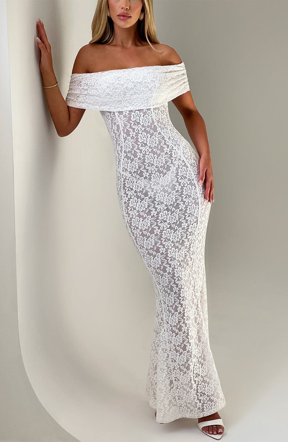 Willaise Maxi Dress in Ivory by Clandour, product photo 2
