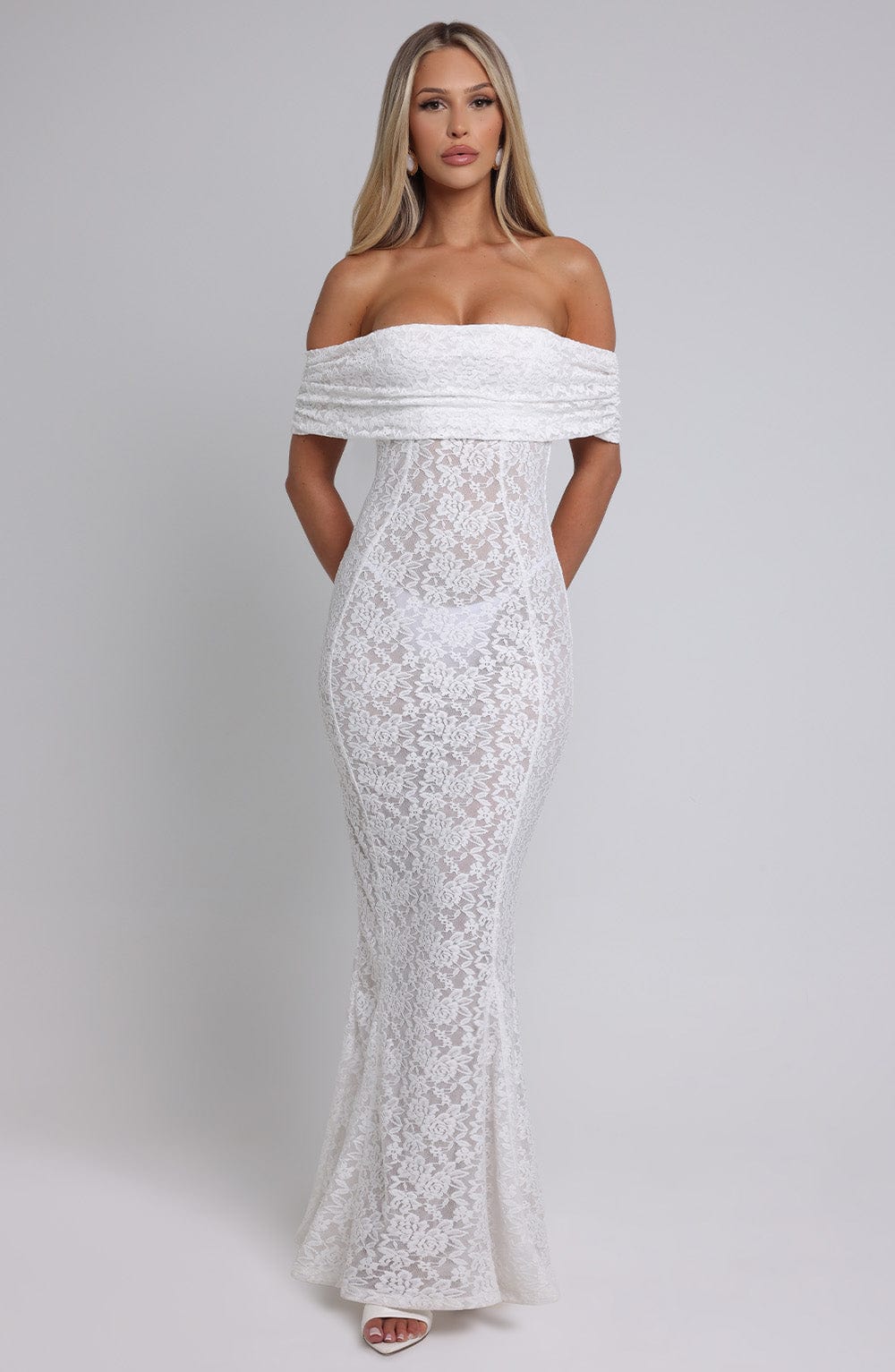 Willaise Maxi Dress in Ivory by Clandour, product photo 5