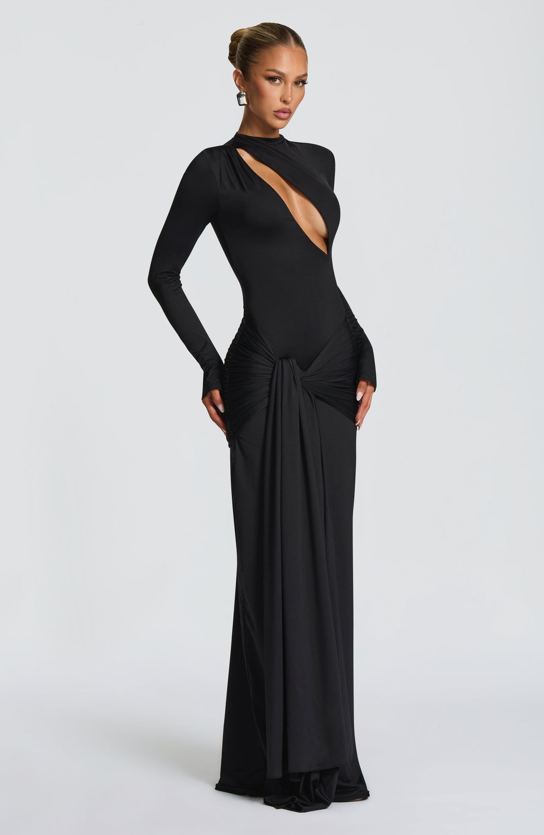 Willara Maxi Dress in Black by Clandour, product photo 2