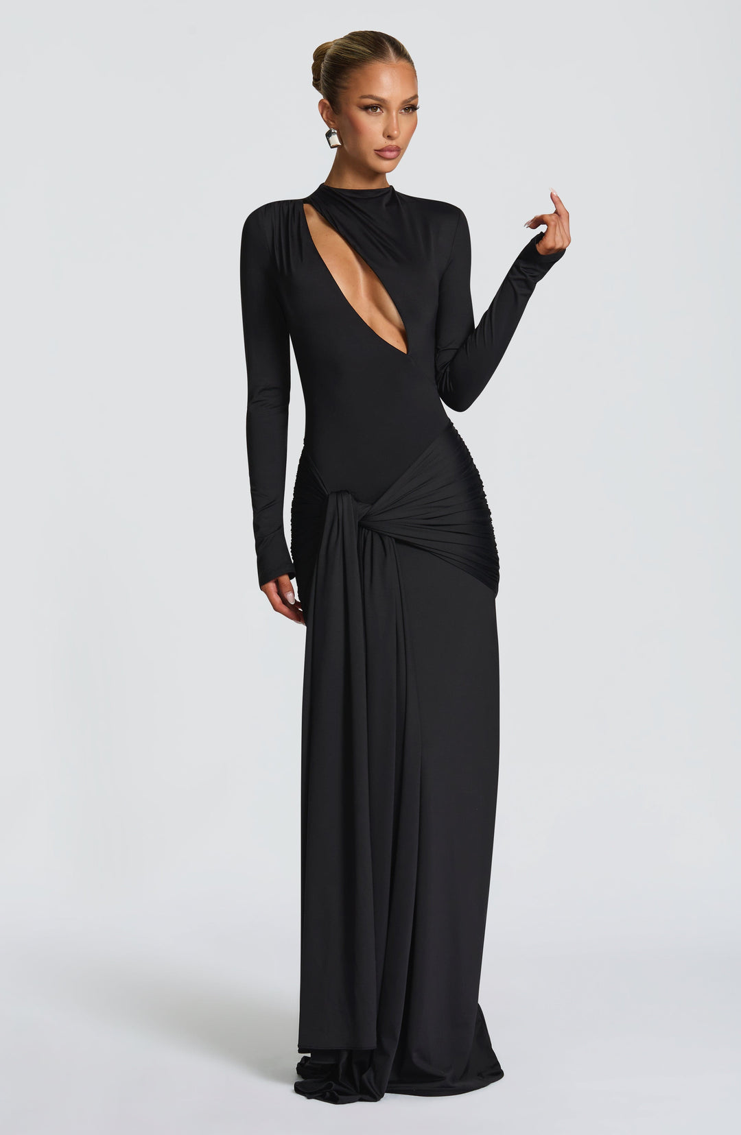 Willara Maxi Dress in Black by Clandour, product photo 6