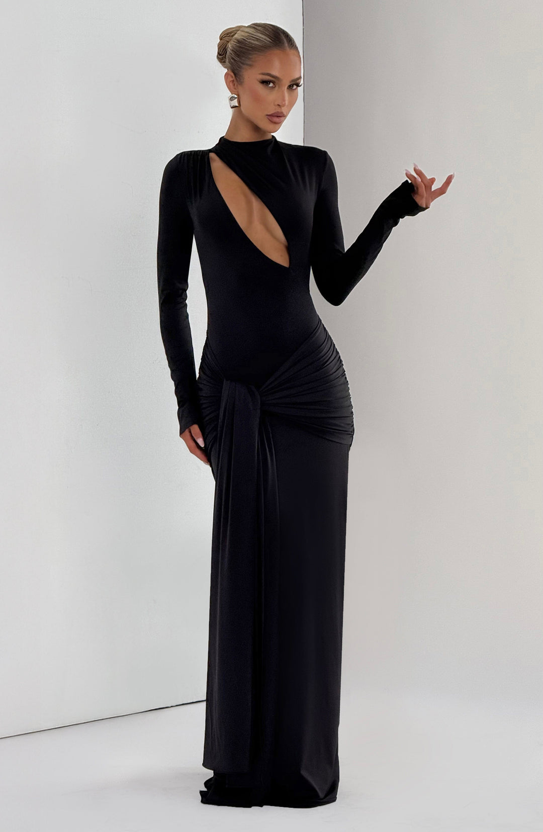 Willara Maxi Dress in Black by Clandour, product photo 7