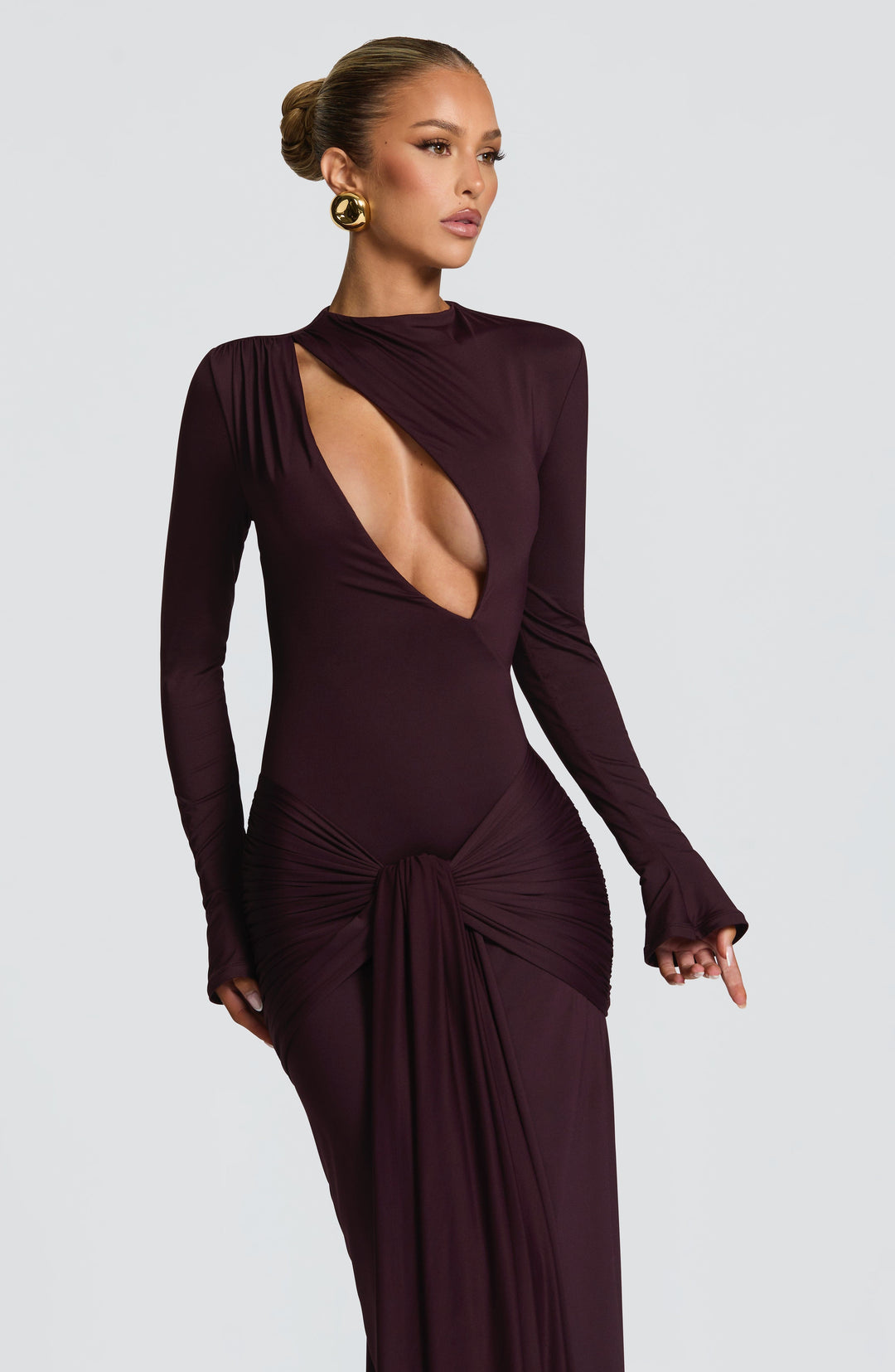 Willara Maxi Dress in Plum by Clandour, product photo 6
