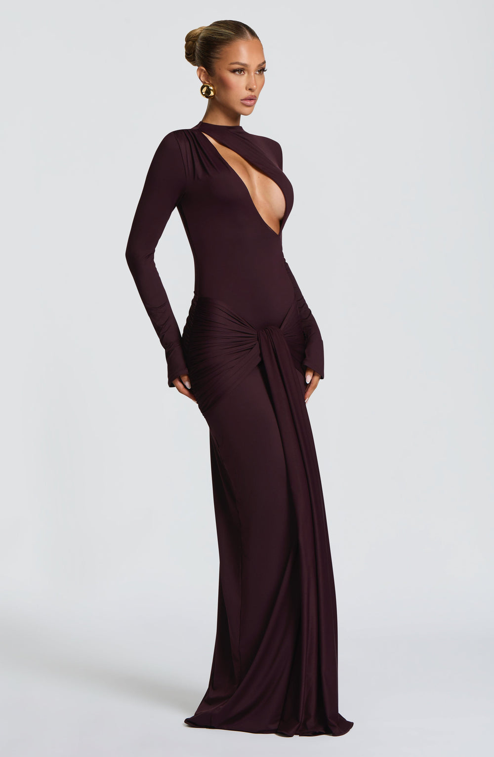 Willara Maxi Dress in Plum by Clandour, product photo 7