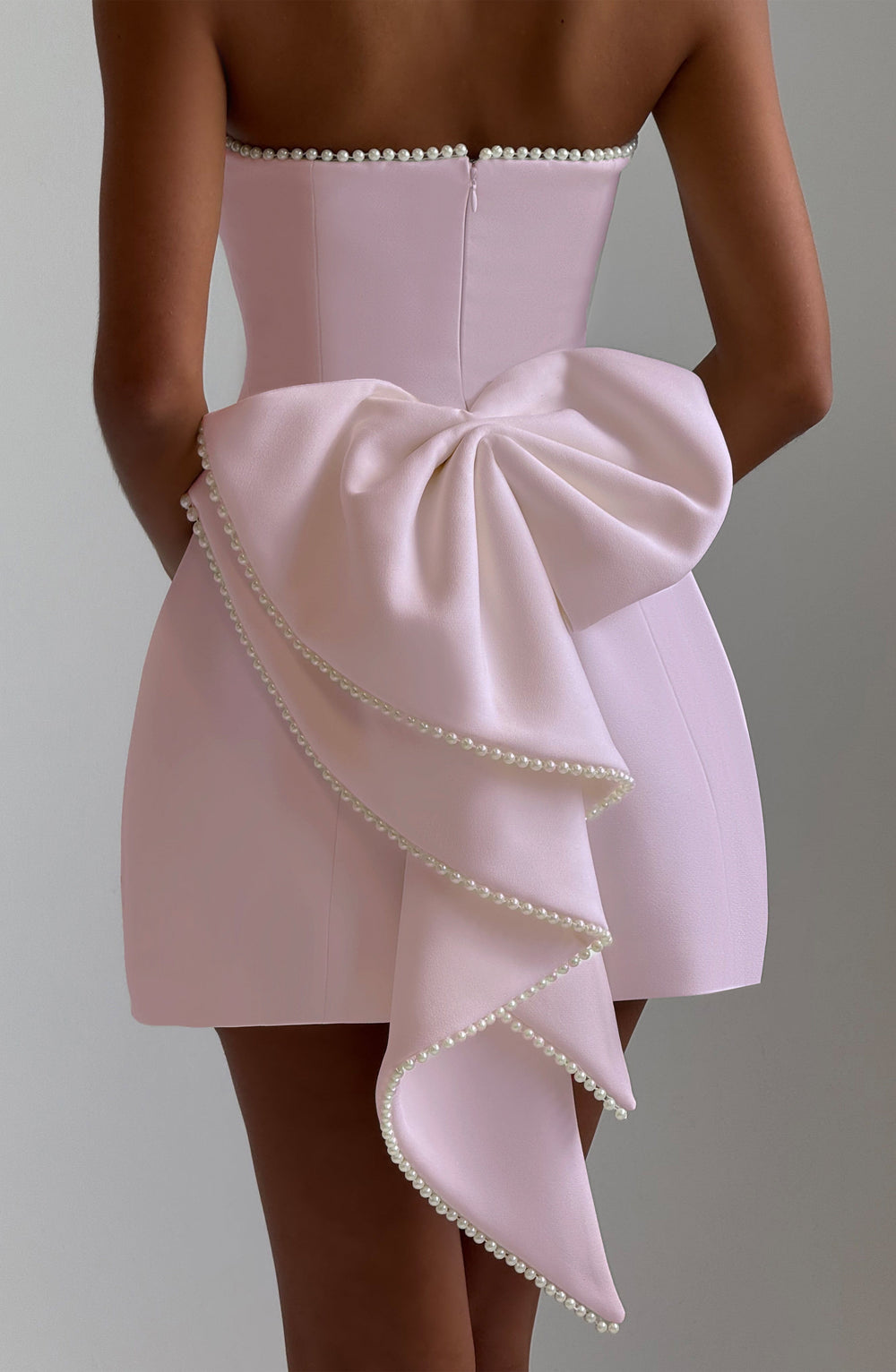 Willari Mini Dress in Blush by Clandour, product photo 2