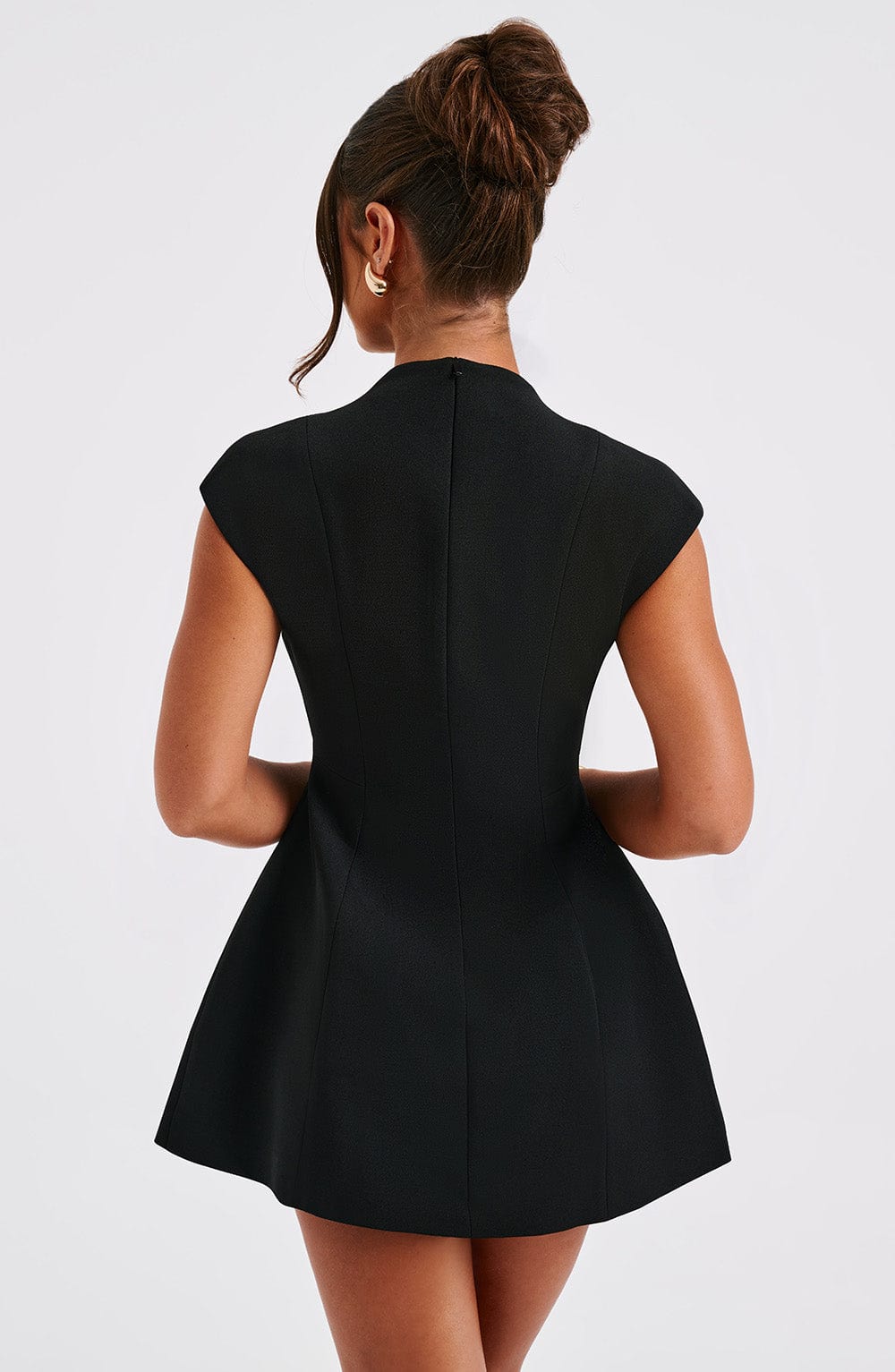 Willayne Mini Dress in Black by Clandour, product photo 2