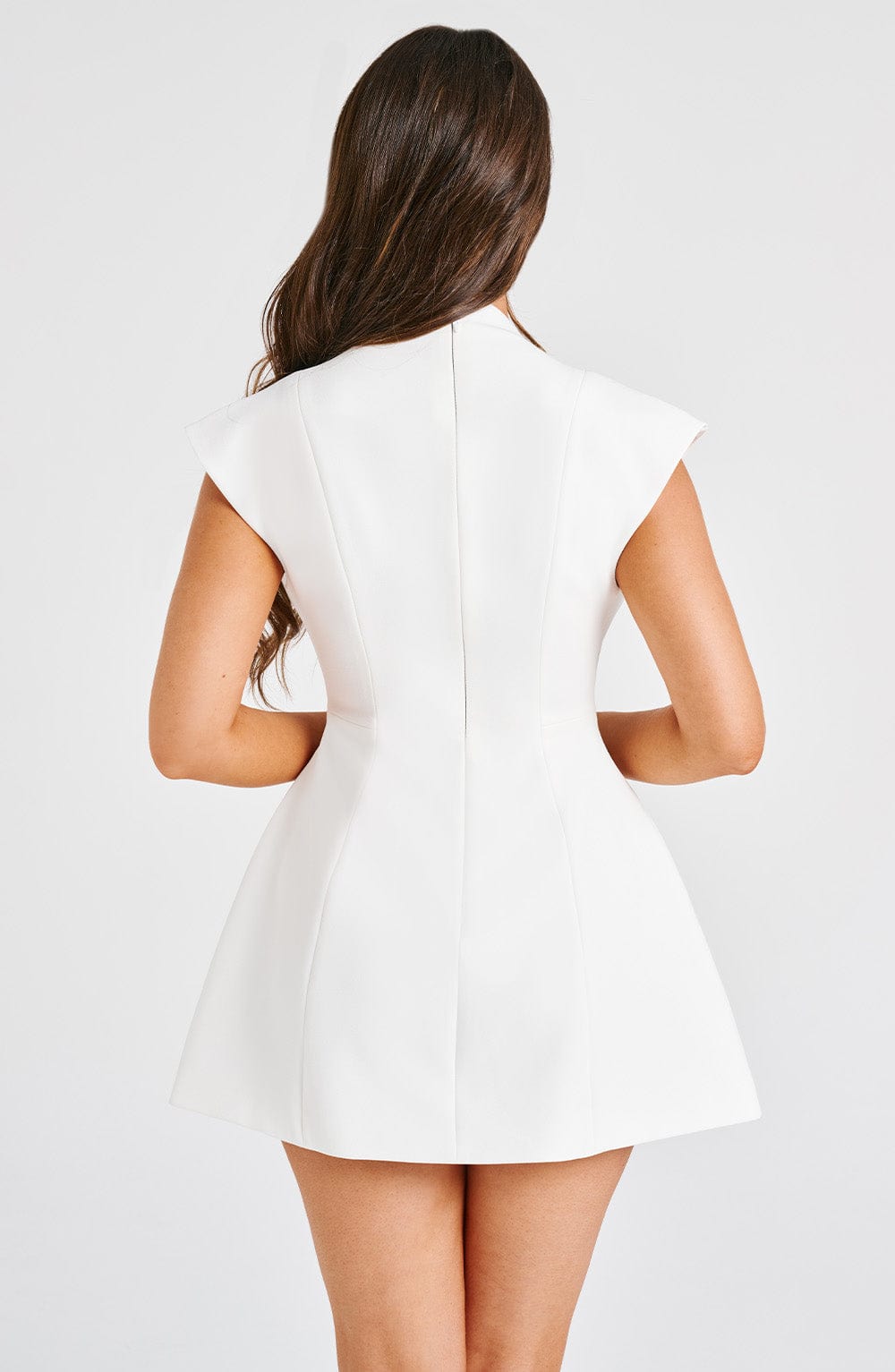 Willayne Mini Dress in Ivory by Clandour, product photo 3