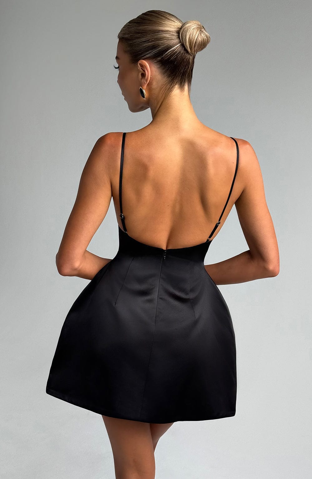 Xaraelle Mini Dress in Black by Clandour, product photo 2