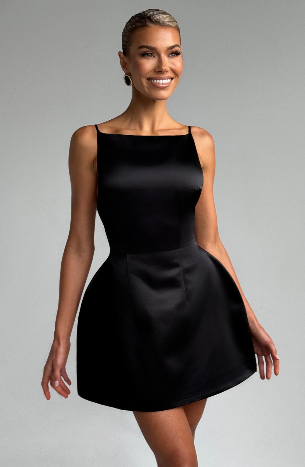 Xaraelle Mini Dress in Black by Clandour, product photo 3