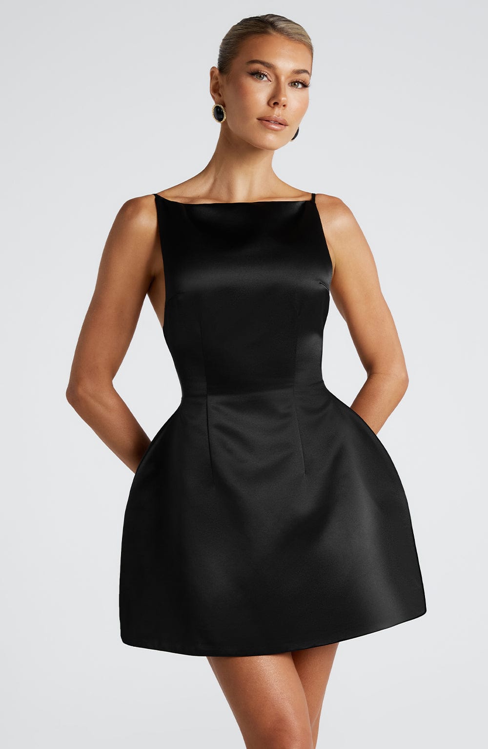 Xaraelle Mini Dress in Black by Clandour, product photo 7