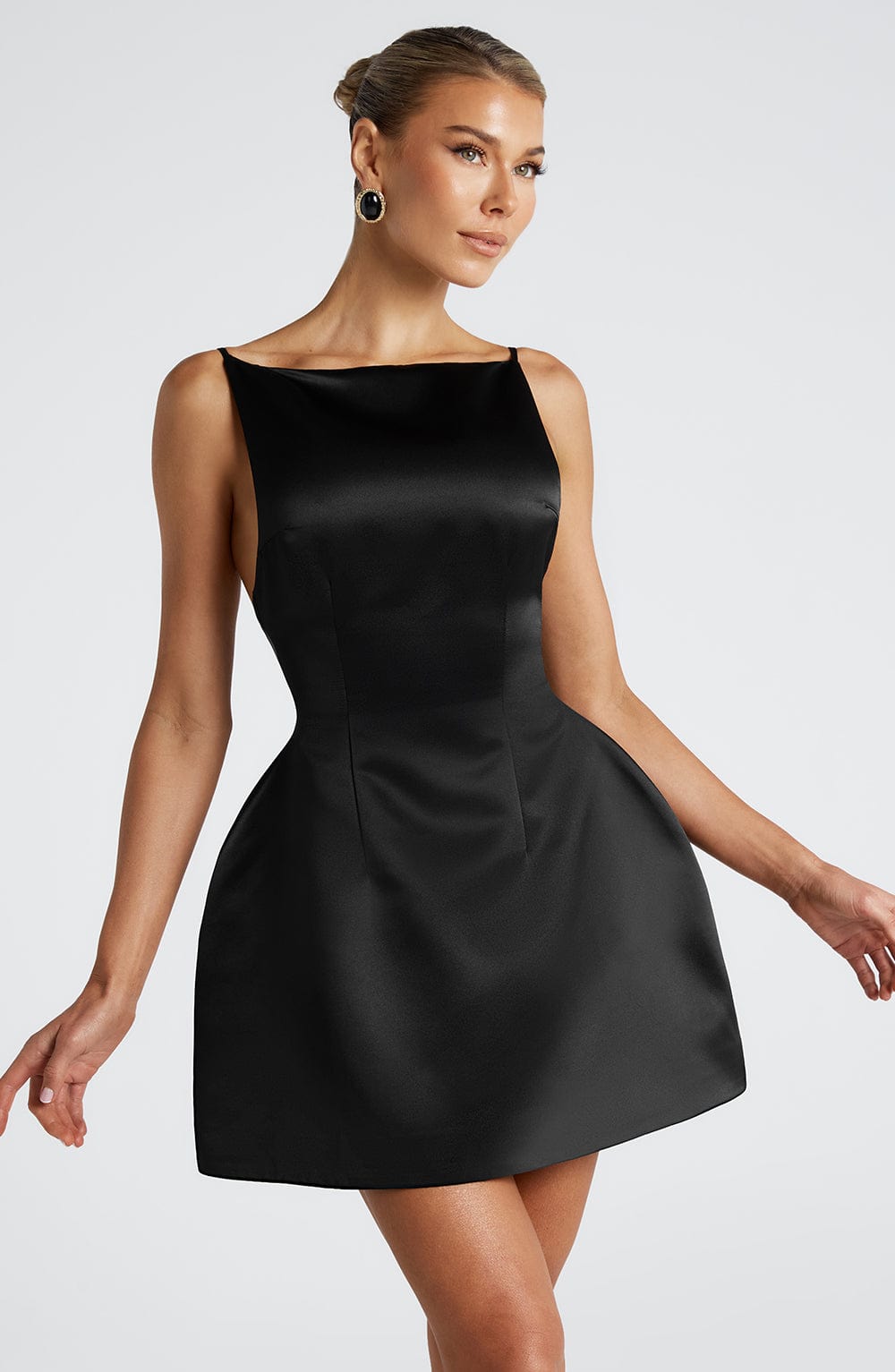 Xaraelle Mini Dress in Black by Clandour, product photo 10
