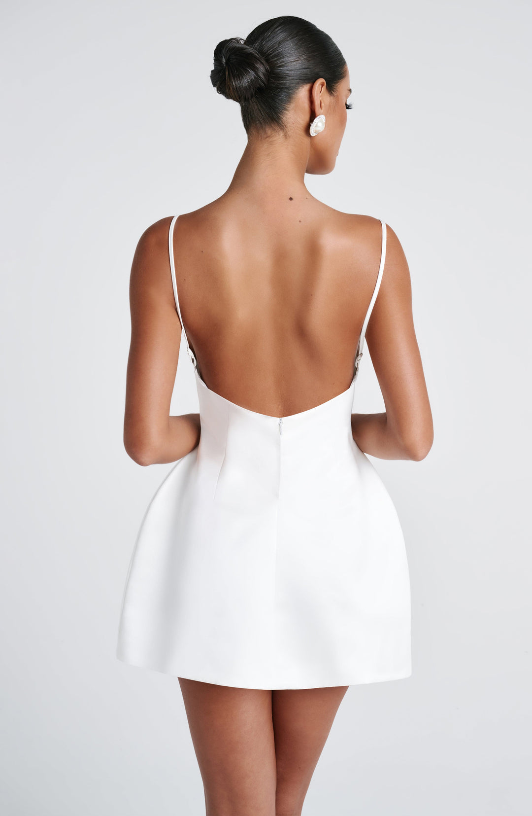 Xaraelle Mini Dress in Ivory by Clandour, product photo 2
