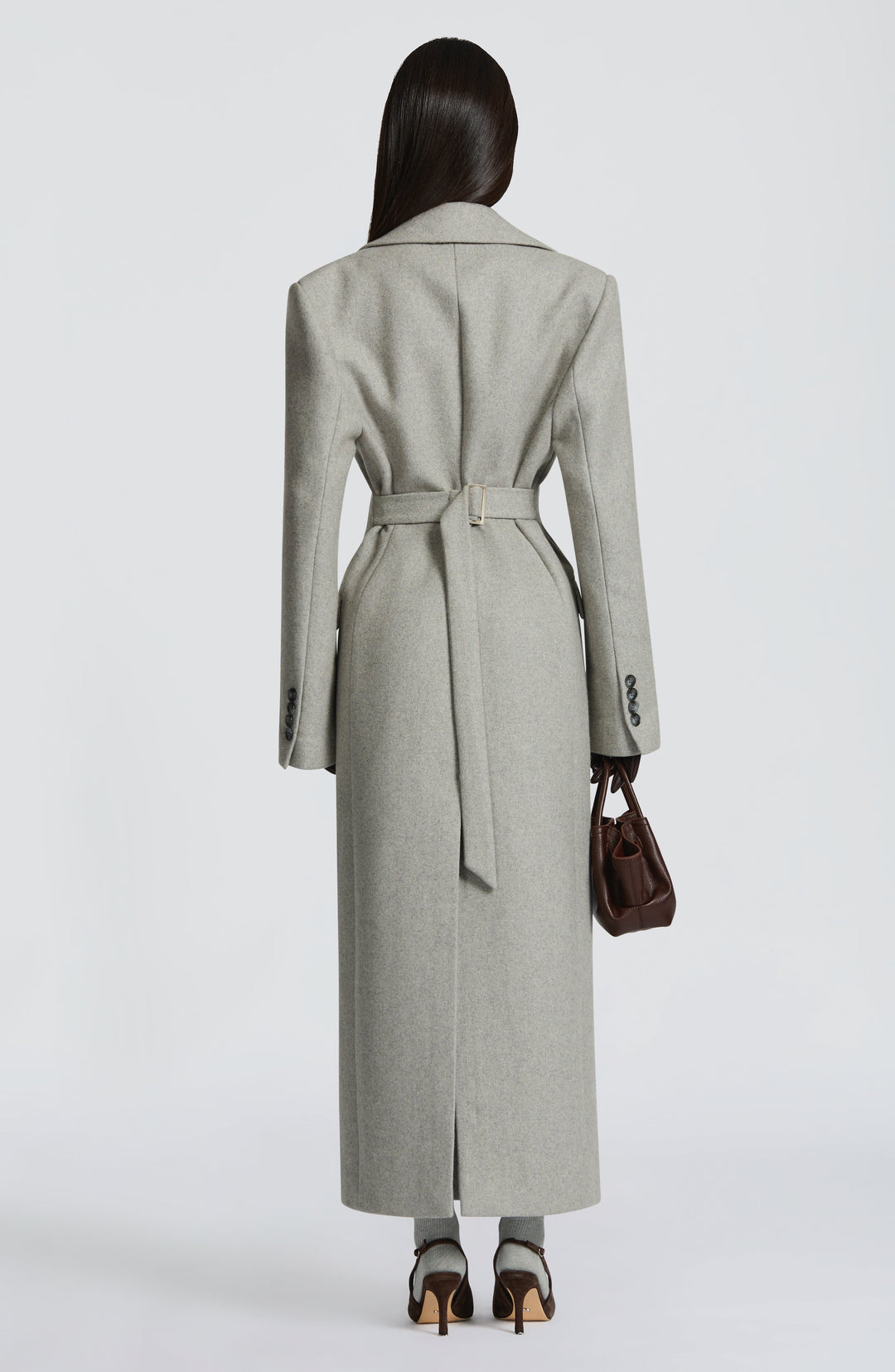 Xaraessa Coat in Light Grey by Clandour, product photo 2
