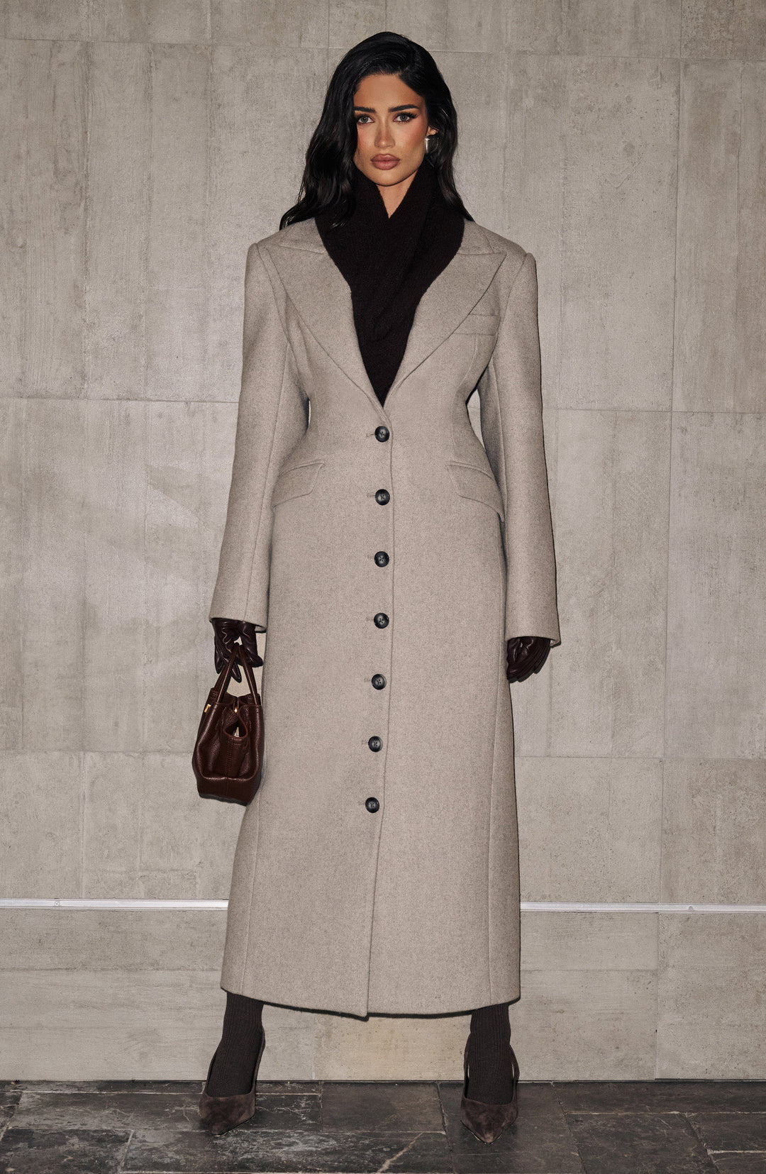 Xaraessa Coat in Light Grey by Clandour, product photo 14