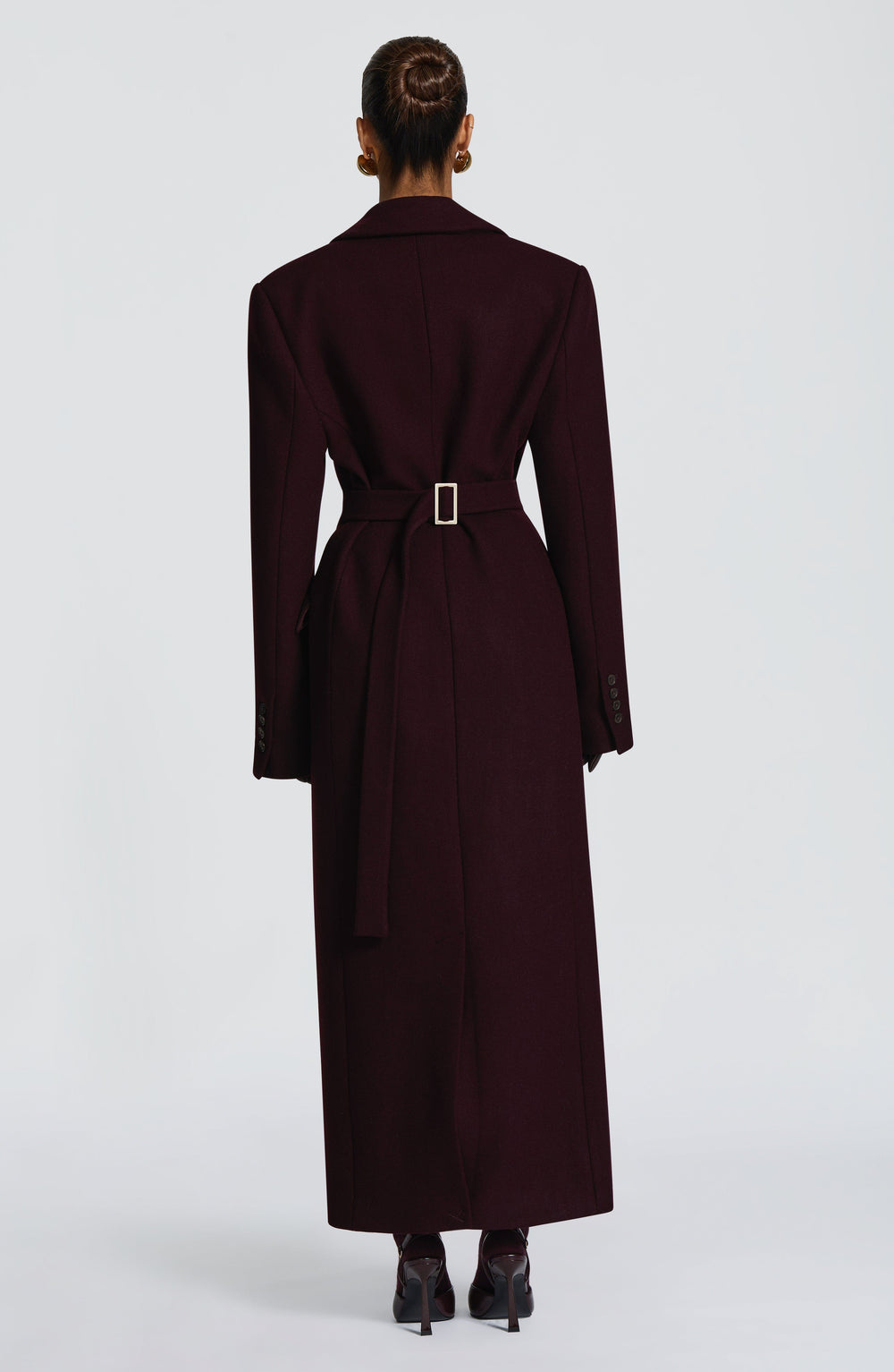 Xaraessa Coat in Plum by Clandour, product photo 2
