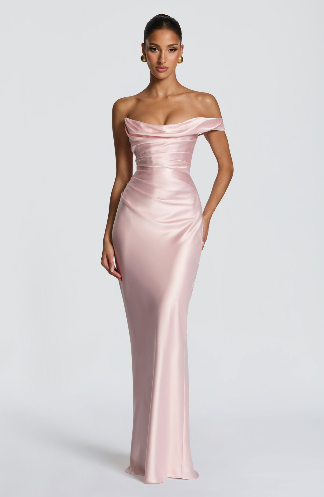 Xaraina Maxi Dress in Blush by Clandour, product photo 10