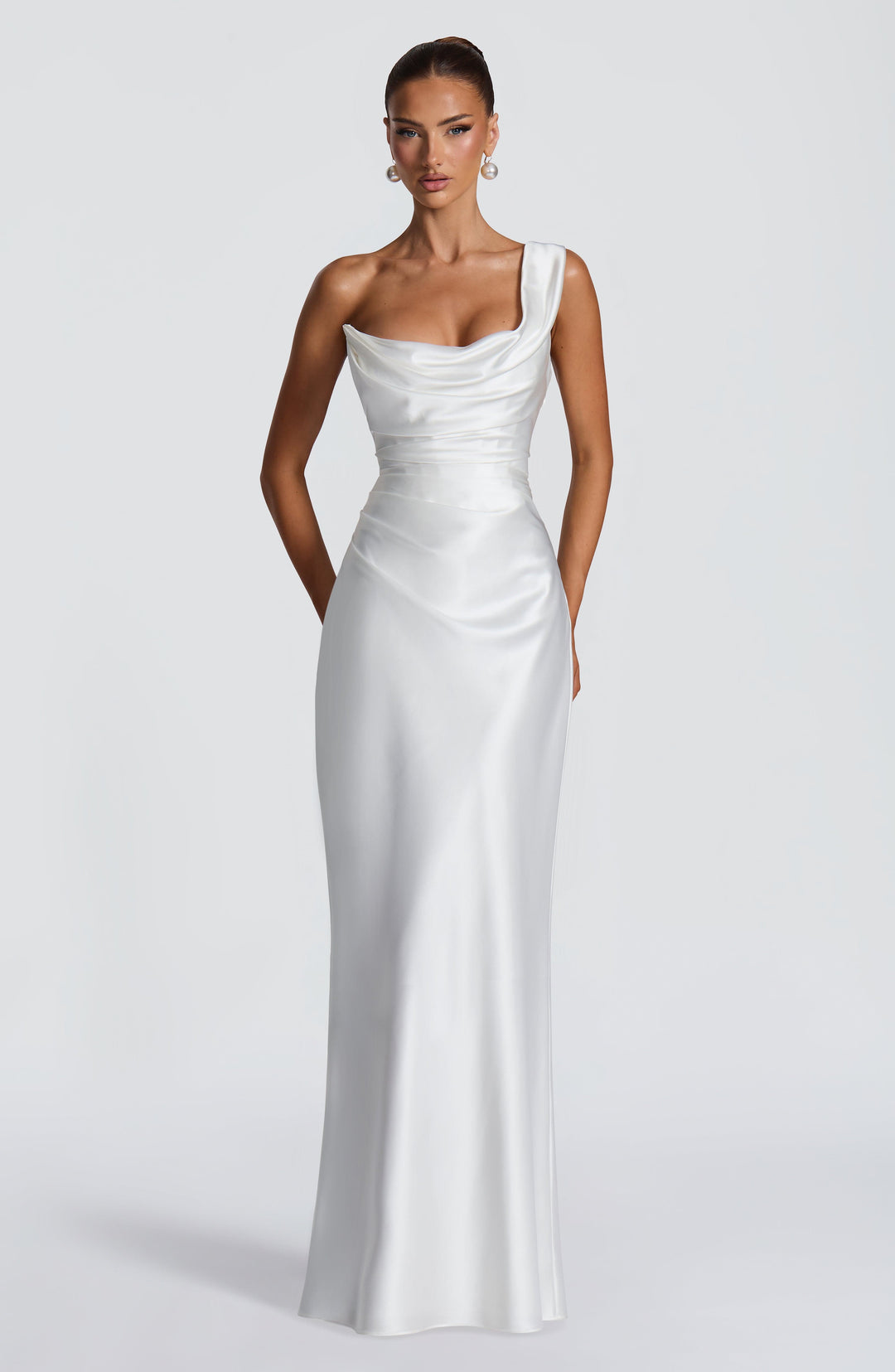 Xaraina Maxi Dress in Ivory by Clandour, product photo 2