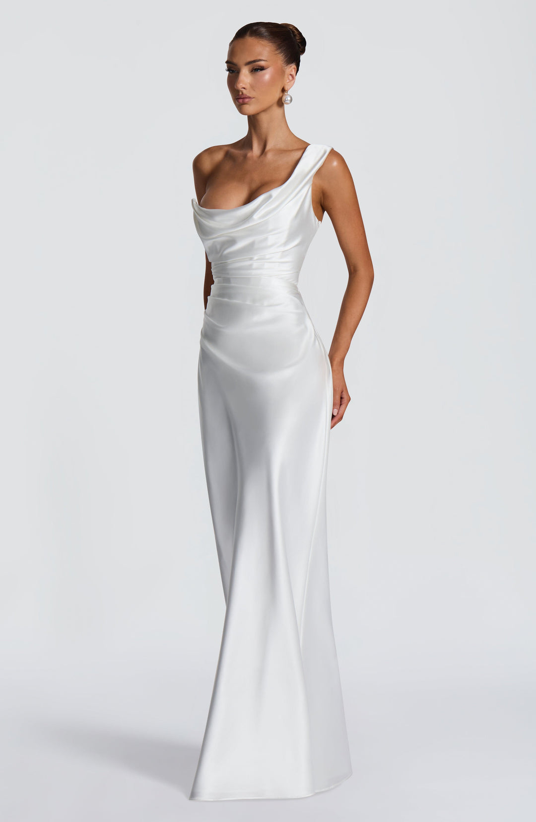 Xaraina Maxi Dress in Ivory by Clandour, product photo 5