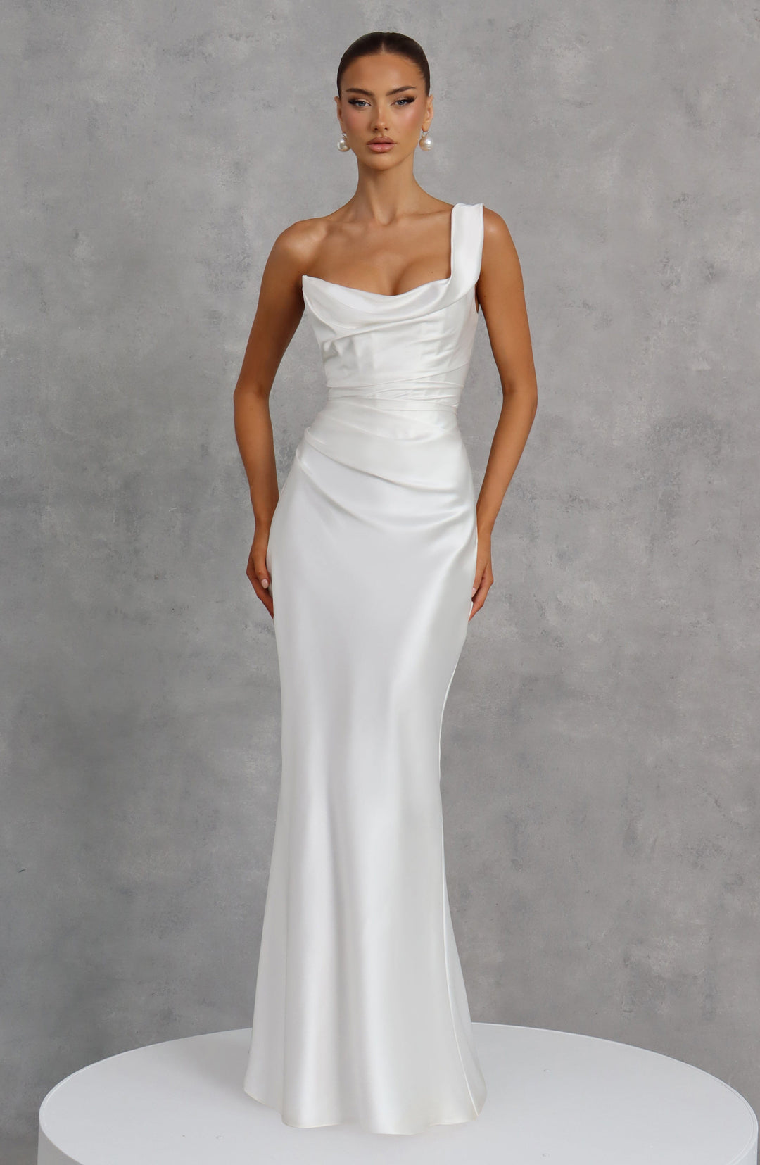 Xaraina Maxi Dress in Ivory by Clandour, product photo 6