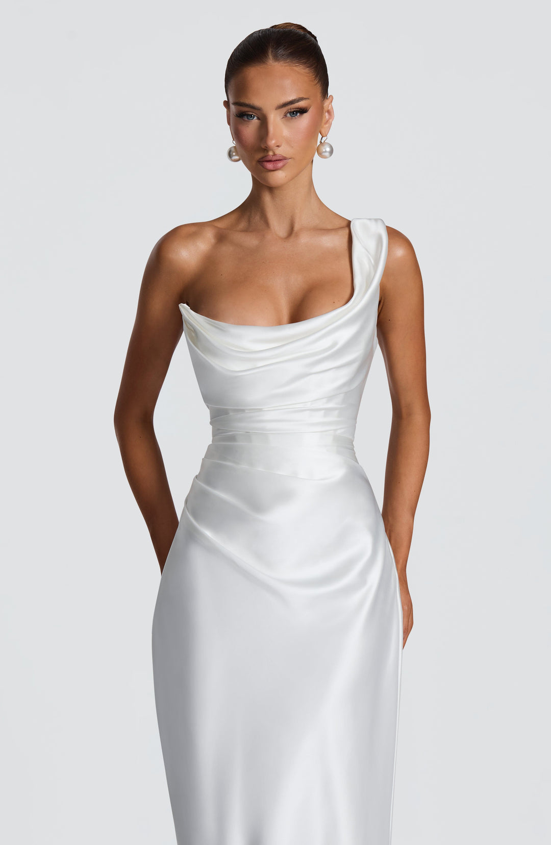 Xaraina Maxi Dress in Ivory by Clandour, product photo 7