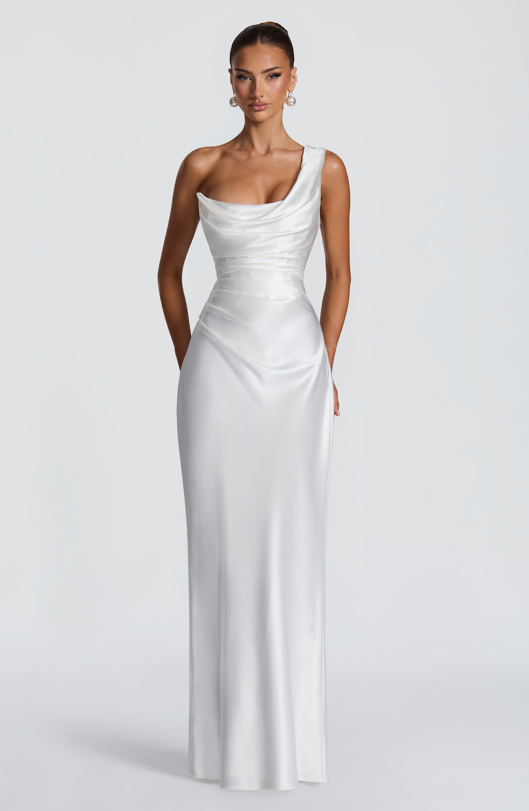 Xaraina Maxi Dress in Ivory by Clandour, product photo 8