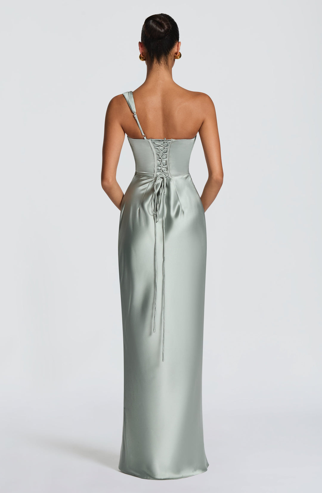 Xaraina Maxi Dress in Sage by Clandour, product photo 4